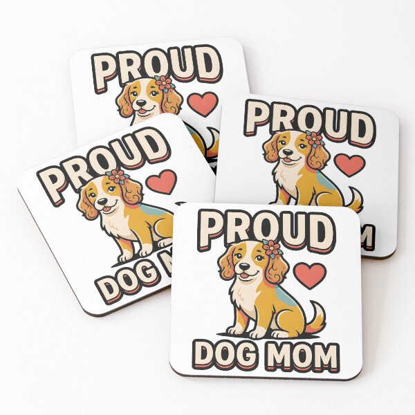Item preview, Proud Dog Mom Cute Vintage Puppy Lover Gift designed and sold by al21ex.