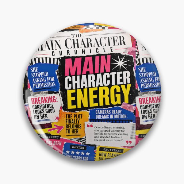 Item preview, Colorful Main Character Empowerment Newspaper Collage designed and sold by K3DreamKreations .