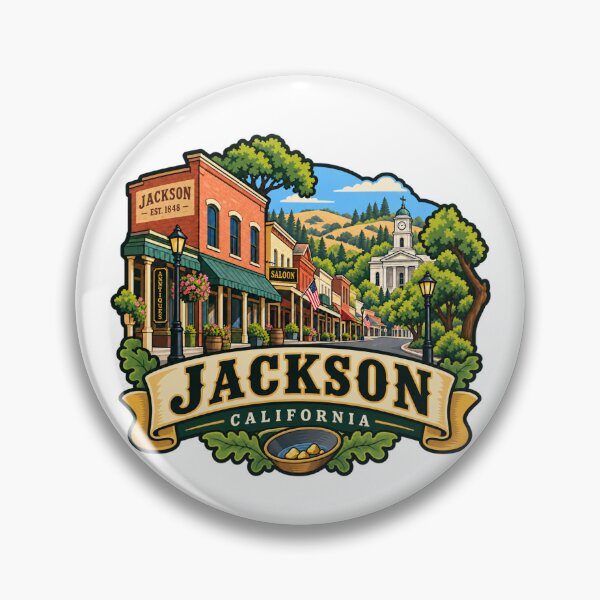 Item preview, Jackson, California - Historic Gold Country Town designed and sold by Myra365Art.