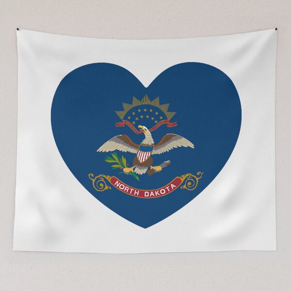 Item preview, North Dakota Heart Flag Baby Gift Born In North Dakota ND designed and sold by shitpostee.