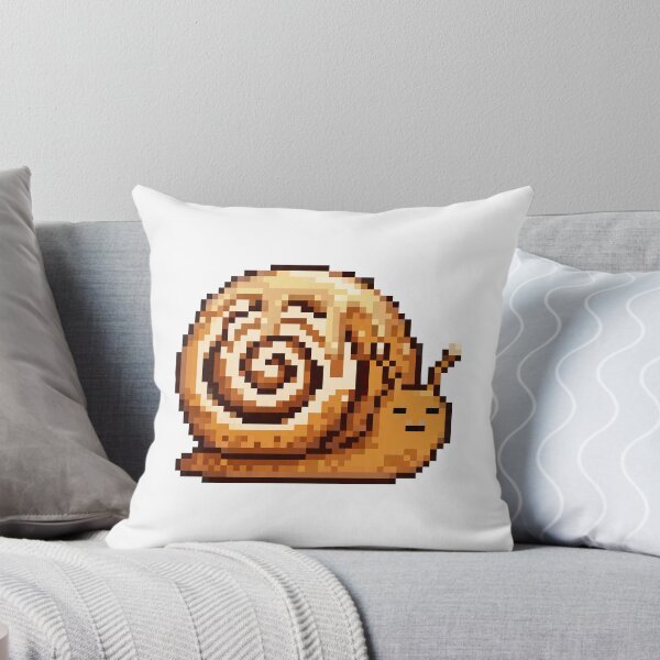Item preview, Cinnamon Roll Snail Pixel Art Sticker designed and sold by Matilda Pixel.