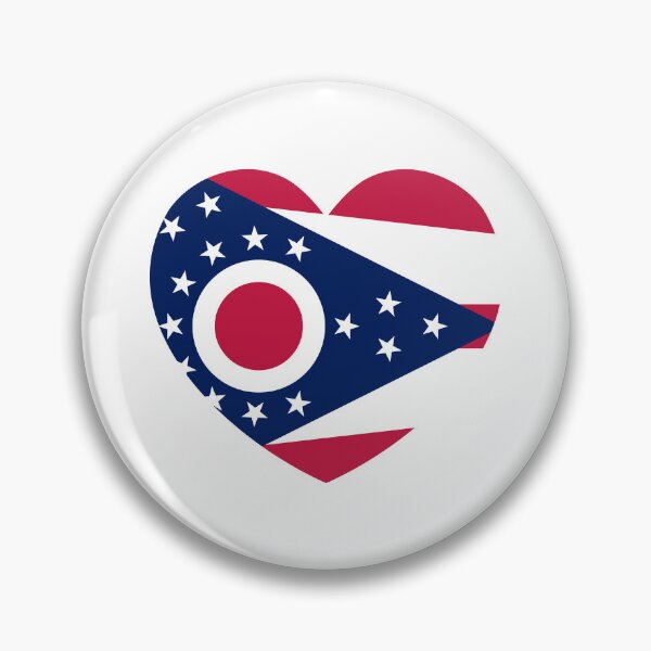 Item preview, Ohio Heart Flag Baby Gift Born In Ohio OH designed and sold by shitpostee.