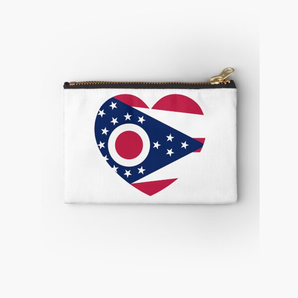 Artikelvorschau, Ohio-Herzflagge als Geschenk für Babys, die in Ohio geboren wurden (OH) entworfen und verkauft von shitpostee.