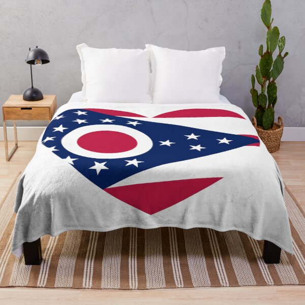 Artikelvorschau, Ohio-Herzflagge als Geschenk für Babys, die in Ohio geboren wurden (OH) entworfen und verkauft von shitpostee.