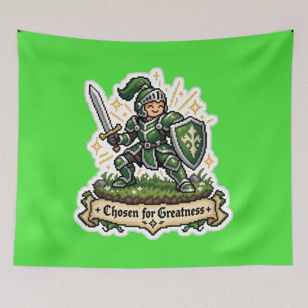 Item preview, little warrior dude of greatness 2026 designed and sold by tileartwork.