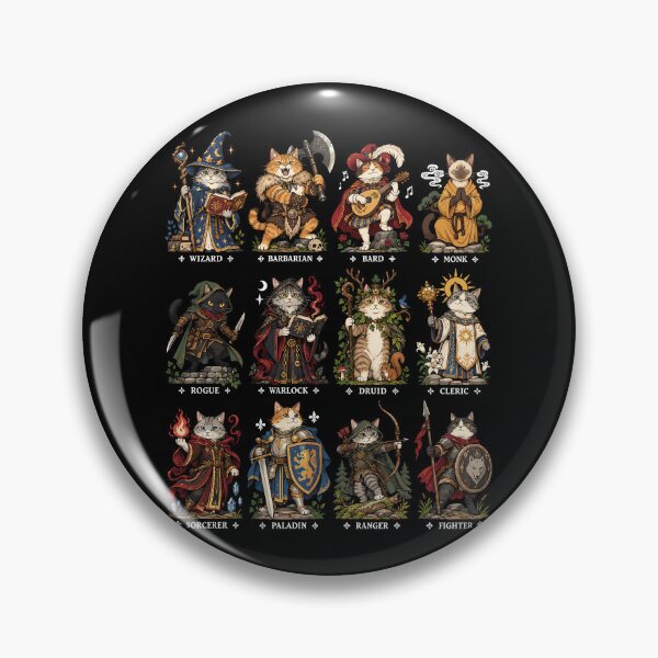 Item preview, Fantasy Cats Character Tabletop RPG Gamer designed and sold by roni-harbor.