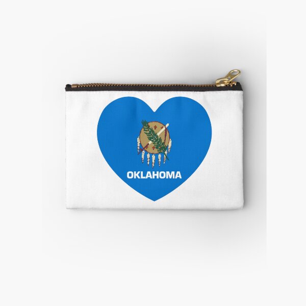 Item preview, Oklahoma Heart Flag Baby Gift Born In Oklahoma OK designed and sold by shitpostee.