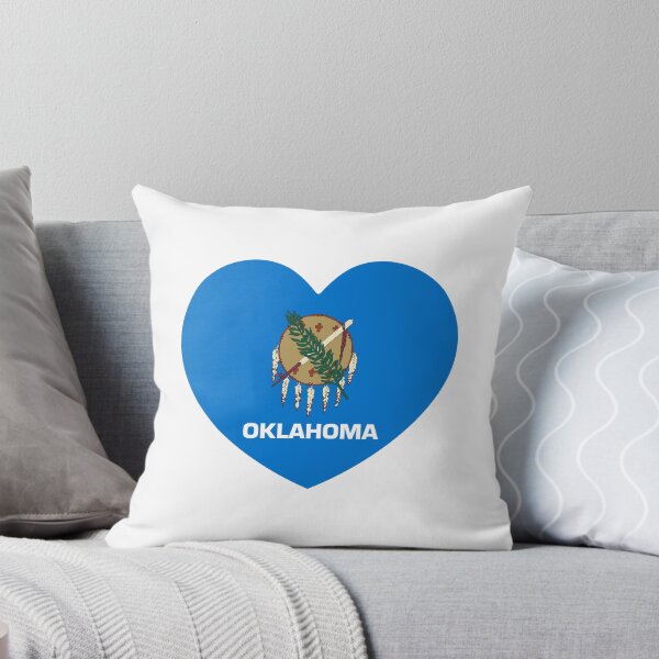 Item preview, Oklahoma Heart Flag Baby Gift Born In Oklahoma OK designed and sold by shitpostee.