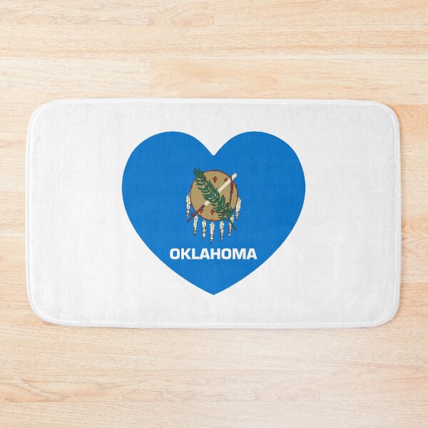 Item preview, Oklahoma Heart Flag Baby Gift Born In Oklahoma OK designed and sold by shitpostee.