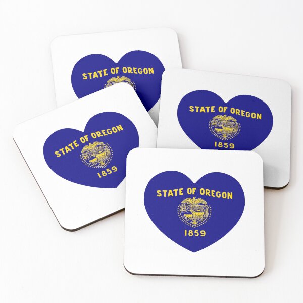 Item preview, Oregon Heart Flag Baby Gift Born In Oregon OR designed and sold by shitpostee.