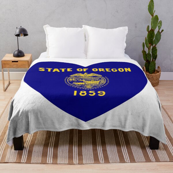 Artikelvorschau, Oregon-Herzflagge als Geschenk für Babys, die in Oregon geboren wurden entworfen und verkauft von shitpostee.