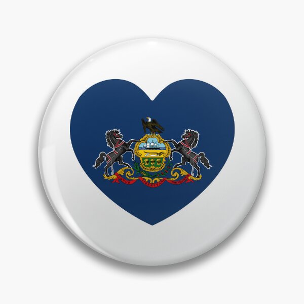 Item preview, Pennsylvania Heart Flag Baby Gift Born In Pennsylvania PA designed and sold by shitpostee.