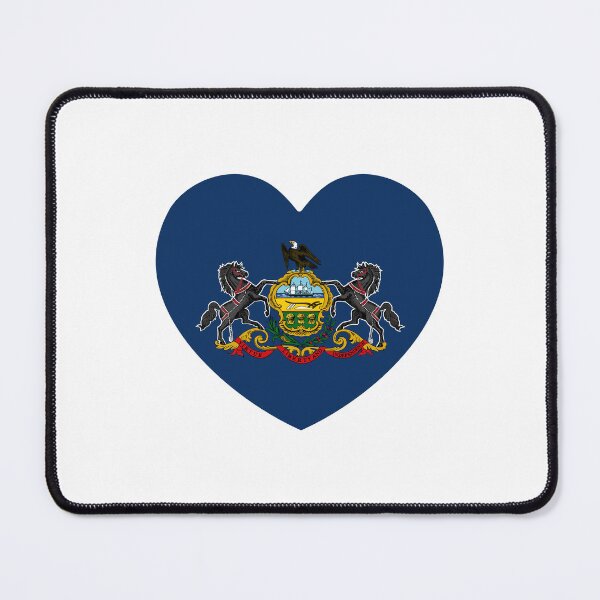 Item preview, Pennsylvania Heart Flag Baby Gift Born In Pennsylvania PA designed and sold by shitpostee.