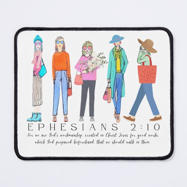 Item preview, Bible art Ephesians 2:10 We are God's workmanship  designed and sold by Boy and Belugee.