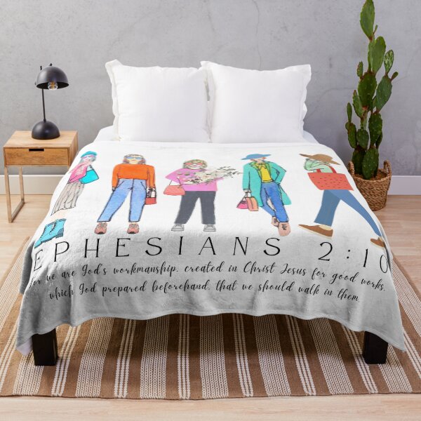 Item preview, Bible art Ephesians 2:10 We are God's workmanship  designed and sold by Boy and Belugee Studio.