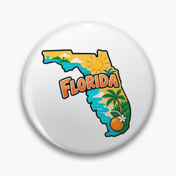 Item preview, Florida State Map designed and sold by Myra365Art.
