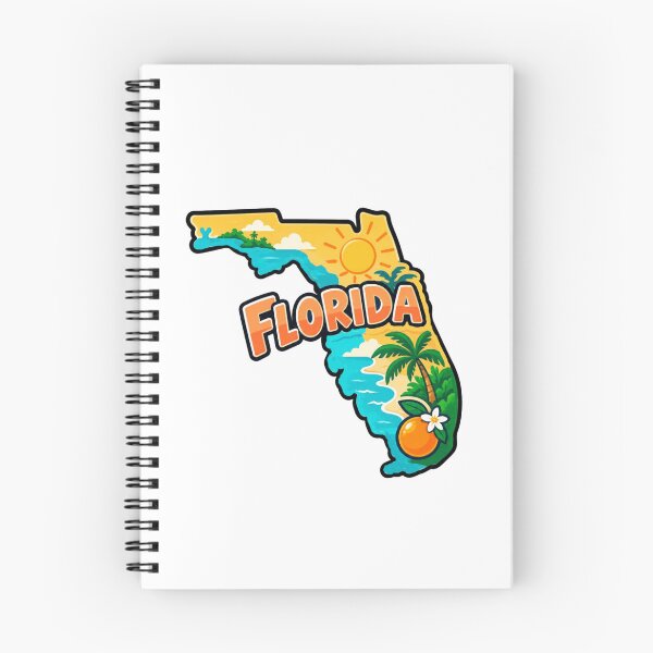 Item preview, Florida State Map designed and sold by Myra365Art.