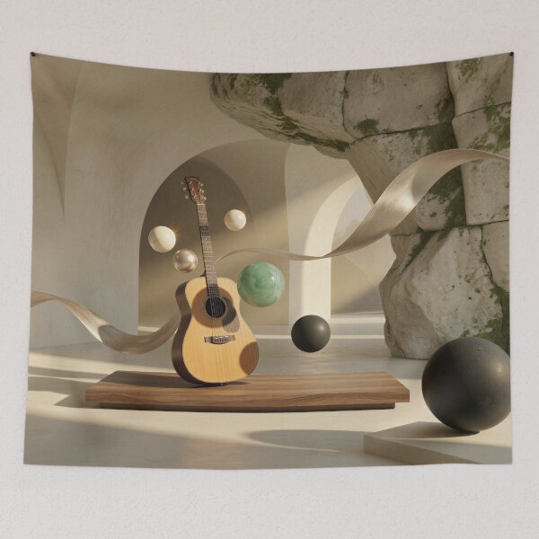 Item preview, Symphony of Stone and Light designed and sold by DreamyWallVibes.