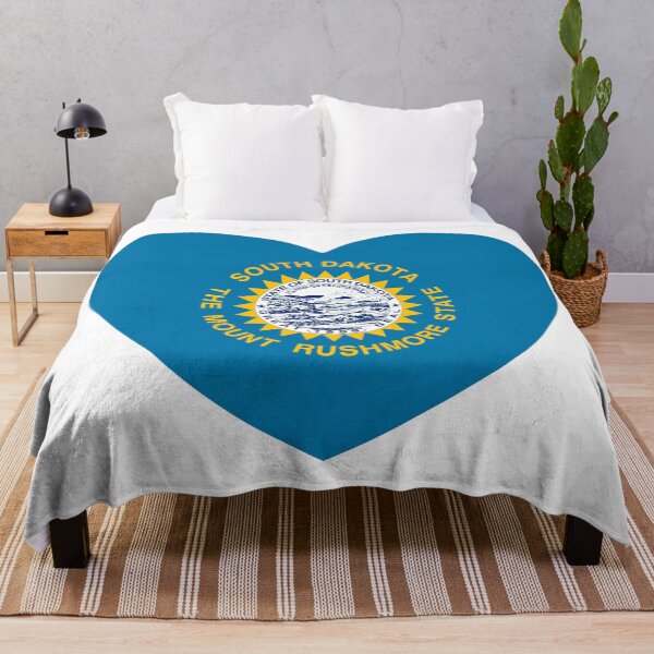 Item preview, South Dakota Heart Flag Baby Gift Born In South Dakota SD designed and sold by shitpostee.