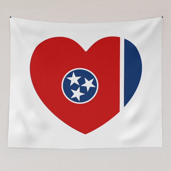 Item preview, Tennessee Heart Flag Baby Gift Born In Tennessee TN designed and sold by shitpostee.