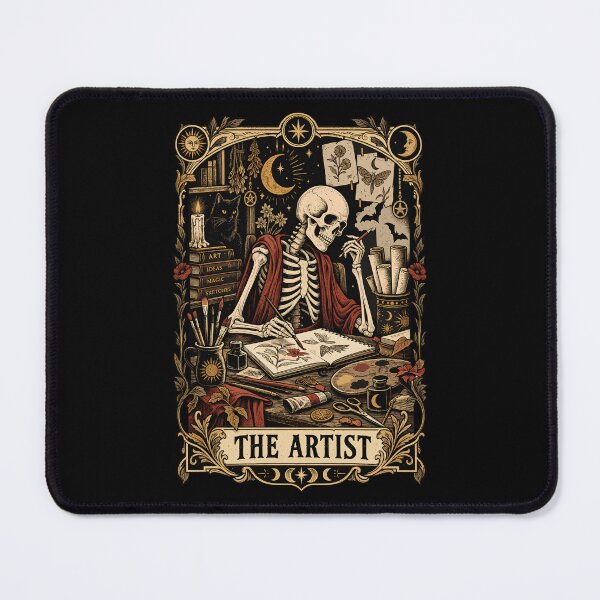 Item preview, The Artist Skeleton Gothic Art Lover designed and sold by roni-harbor.
