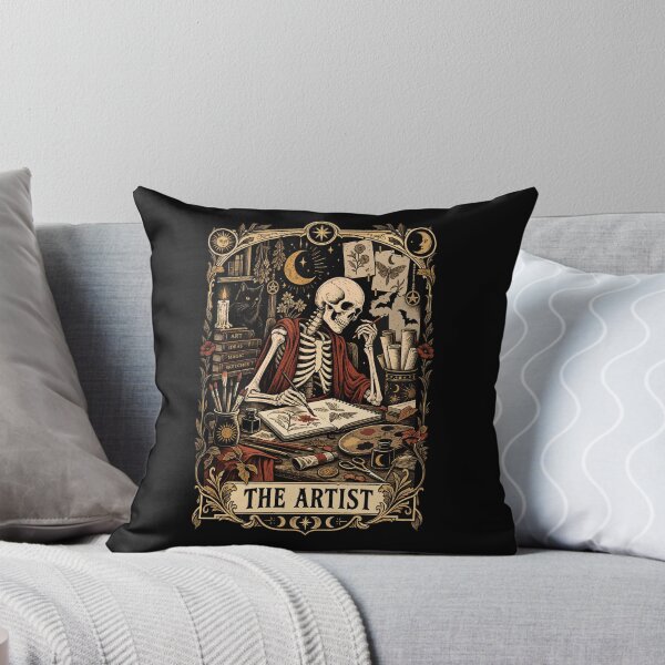 Item preview, The Artist Skeleton Gothic Art Lover designed and sold by roni-harbor.