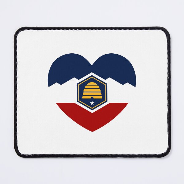 Item preview, Utah Heart Flag Baby Gift Born In Utah UT designed and sold by shitpostee.