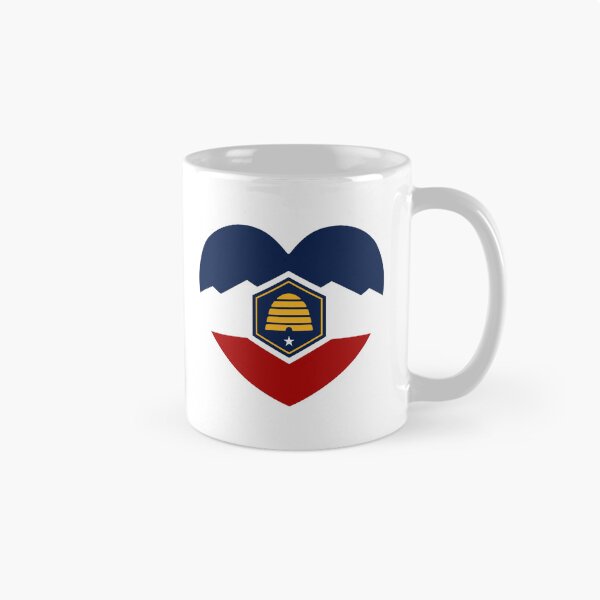 Item preview, Utah Heart Flag Baby Gift Born In Utah UT designed and sold by shitpostee.