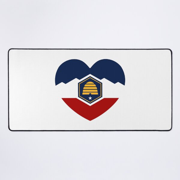 Item preview, Utah Heart Flag Baby Gift Born In Utah UT designed and sold by shitpostee.