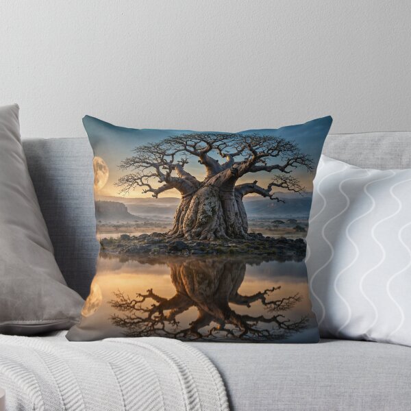 Item preview, Ancient Guardian Beneath the Golden Moon designed and sold by DreamyWallVibes.
