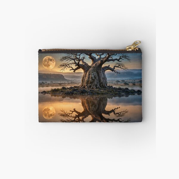 Item preview, Ancient Guardian Beneath the Golden Moon designed and sold by DreamyWallVibes.
