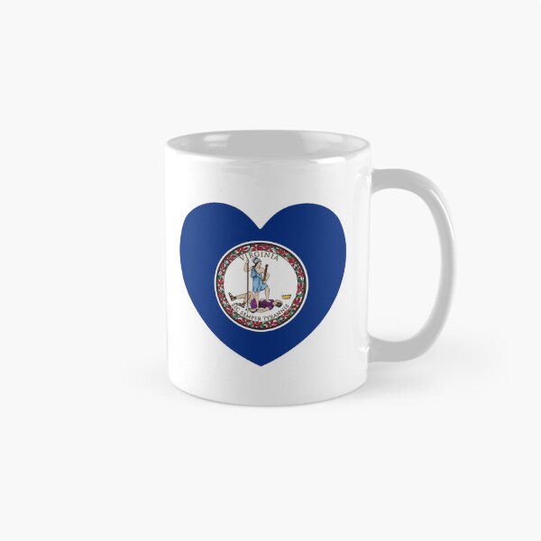 Item preview, Virginia Heart Flag Baby Gift Born In Virginia VA designed and sold by shitpostee.
