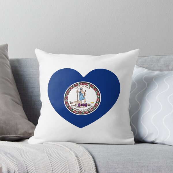 Item preview, Virginia Heart Flag Baby Gift Born In Virginia VA designed and sold by shitpostee.