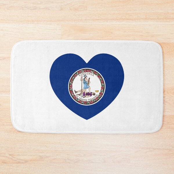 Item preview, Virginia Heart Flag Baby Gift Born In Virginia VA designed and sold by shitpostee.