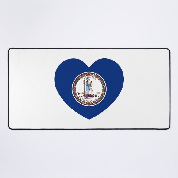 Item preview, Virginia Heart Flag Baby Gift Born In Virginia VA designed and sold by shitpostee.