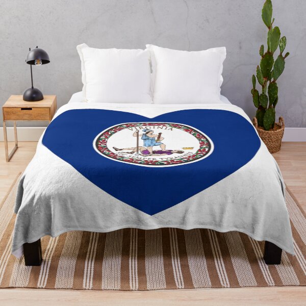 Item preview, Virginia Heart Flag Baby Gift Born In Virginia VA designed and sold by shitpostee.