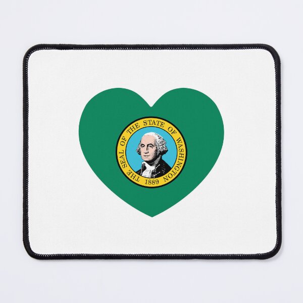 Item preview, Washington Heart Flag Baby Gift Born In Washington WA designed and sold by shitpostee.