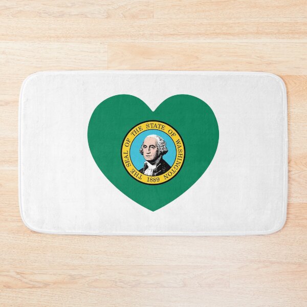 Item preview, Washington Heart Flag Baby Gift Born In Washington WA designed and sold by shitpostee.