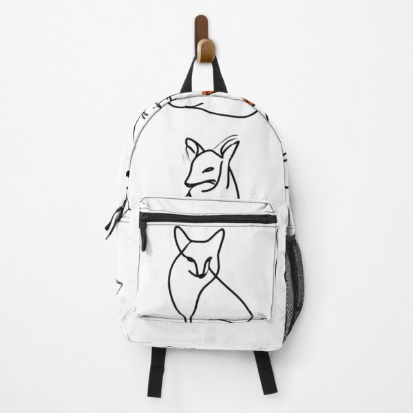 Item preview, Minimalist Line Art Fox Drawing Animal Lover designed and sold by NicolasGlowArt.