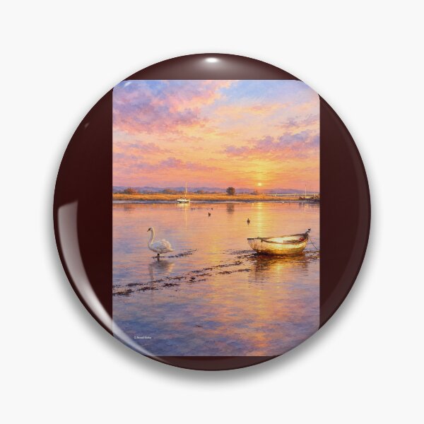 Item preview, A Swan, in the evening serenity designed and sold by Evelina77swiss.