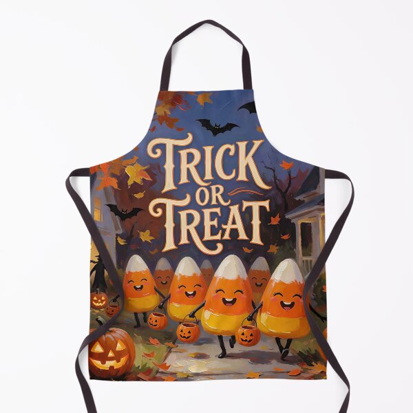 Item preview, Cute Candy Corn Trick or Treat Halloween | Whimsical Autumn Halloween Art designed and sold by cr6zym1nd.