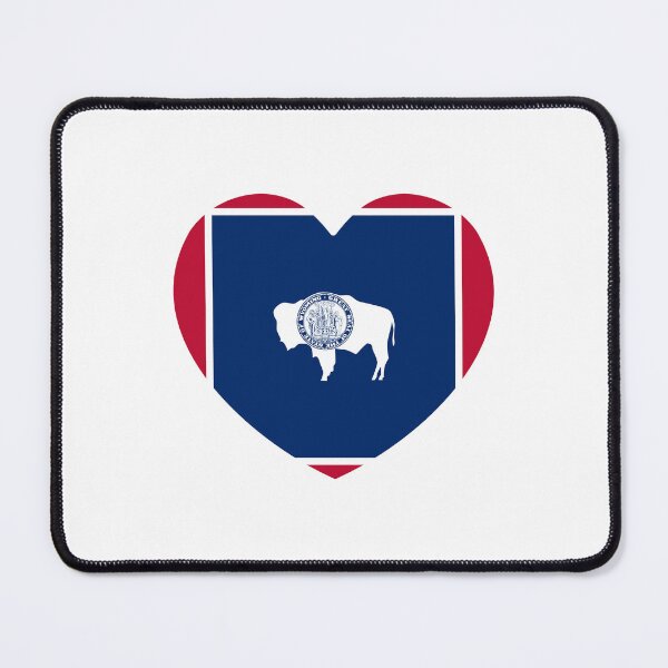 Item preview, Wyoming Heart Flag Baby Gift Born In Wyoming WY designed and sold by shitpostee.