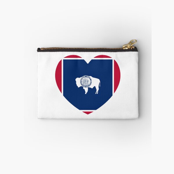 Artikelvorschau, Wyoming-Herzflagge als Geschenk für Babys, die in Wyoming geboren wurden (WY) entworfen und verkauft von shitpostee.