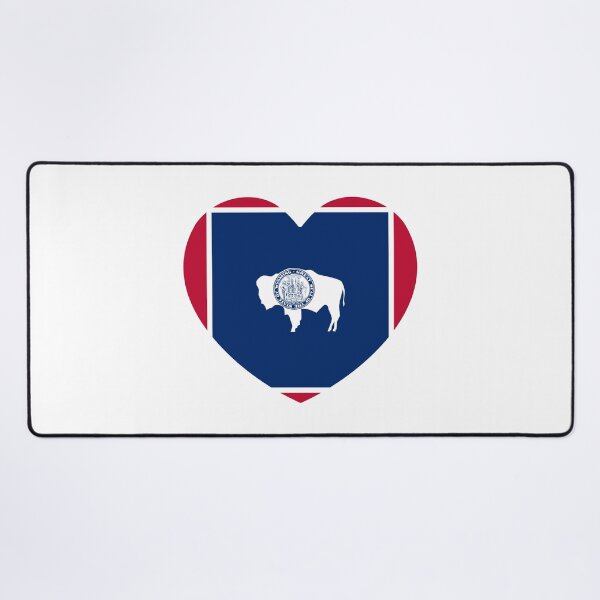 Item preview, Wyoming Heart Flag Baby Gift Born In Wyoming WY designed and sold by shitpostee.