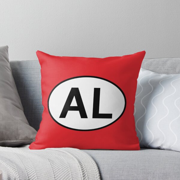 Item preview, Albania RM International Oval Sticker · Minimalist  Travel Identity designed and sold by The Digital Compass.