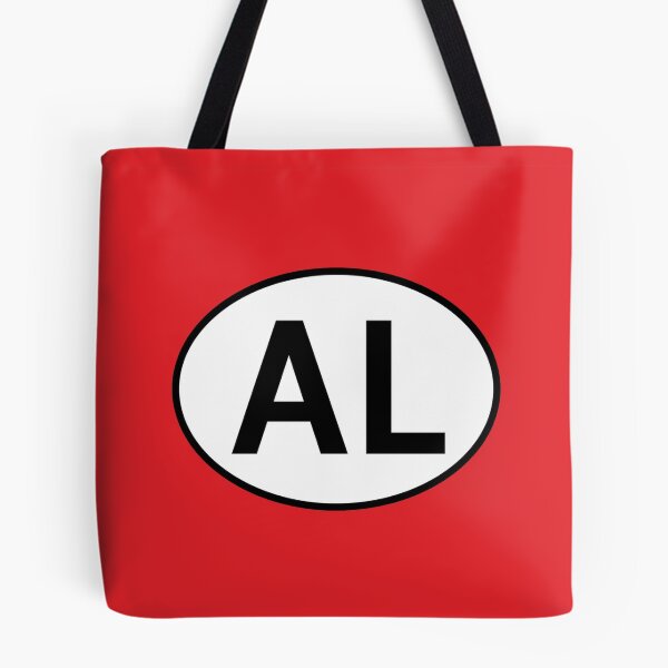 Item preview, Albania RM International Oval Sticker · Minimalist  Travel Identity designed and sold by The Digital Compass.