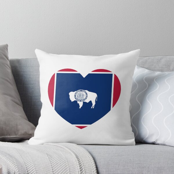 Item preview, Wyoming Heart Flag Baby Gift Born In Wyoming WY designed and sold by shitpostee.