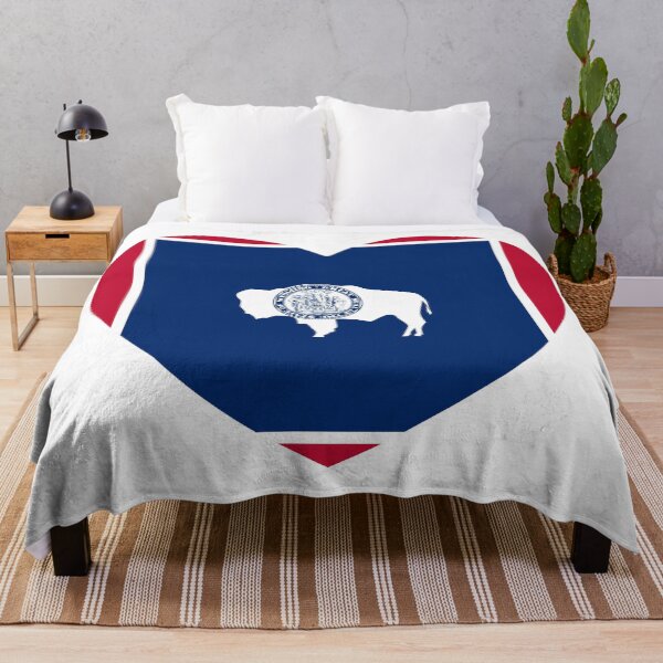 Item preview, Wyoming Heart Flag Baby Gift Born In Wyoming WY designed and sold by shitpostee.