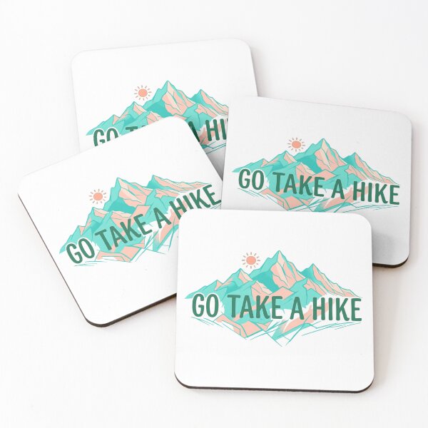 Item preview, Go Take a Hike Pastel Mountain Outdoor Adventure Design designed and sold by GabeMountainArt.