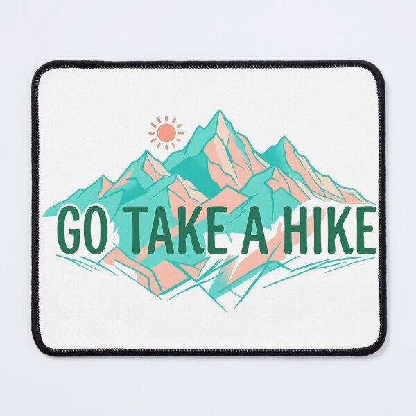 Item preview, Go Take a Hike Pastel Mountain Outdoor Adventure Design designed and sold by GabeMountainArt.